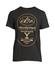 Yellowstone TV Show Dutton Ranch EST 1886 Officially Licensed T-shirt S Black - £13.27 GBP