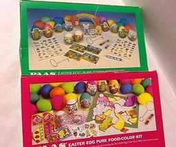 Vintage Easter Egg Dye PAAS 2 Kits 1991 + 2000 Coloring Tablets Dippers ... - £16.30 GBP