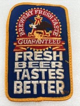 Fresh Beer Tastes Better - Anheuser Busch - Vintage - Eagle A Logo - Embroidered - £7.22 GBP