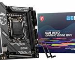 MSI MPG B760I Edge WiFi Gaming Motherboard (Supports 12th/13th/14th Gen ... - $304.03