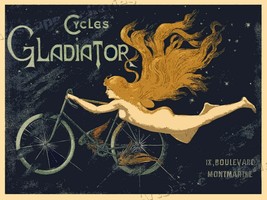 Decoration Poster.Home interior design print.Wall art.Gladiator Bicycle.7123 - £14.33 GBP+