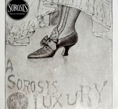 Sorosis Luxurious Shoe Models Women&#39;s Heels 1906 Advertisement Footwear DWAA21 - £23.59 GBP