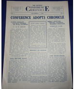 Vintage Detroit Conference Chronicle Conference Adopts Chronicle 1931 - £5.49 GBP