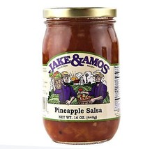 Jake &amp; Amos Pineapple Salsa, 3-Pack 16 oz. Jars - £27.98 GBP
