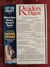 READERS DIGEST Magazine November 1992 Thanksgiving Frank Bate Peter Michelmore - £9.91 GBP