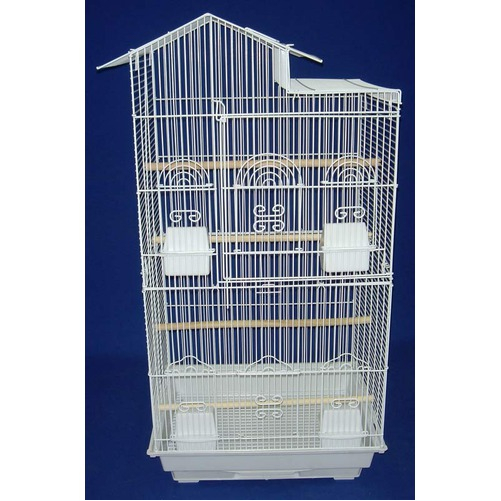 YML Villa Top Small Bird Cage in White - $86.24