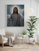Sacred Heart of Jesus Digital Art Print | Instant Download | Religious W... - €3,28 EUR