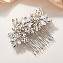 Bridal Pearl Rhinestone Hair Comb,Wedding Headpiece,Bridesmaid Hair  Acc... - £11.79 GBP