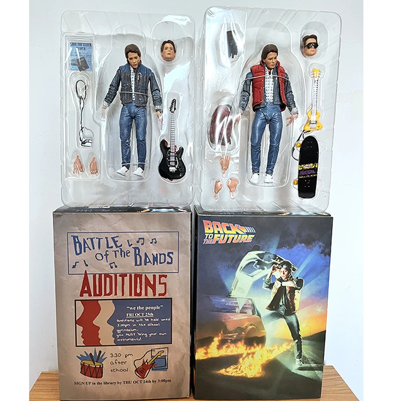 NECA Guitar Marty Figure Back To The Future Part II 1985 Guitar Marty McFly - £26.88 GBP+
