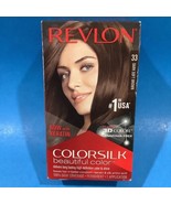 Revlon Colorsilk Permanent Hair Color Dye #33 Dark Soft Brown New - $9.49