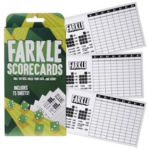 Farkle Scorecards, 75 Sheets - $32.20