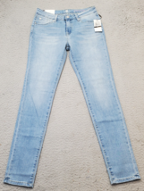 7 For All Mankind Skinny Jeans Youth 14 Blue Denim Whiskered Ultimate St... - $29.20 CAD