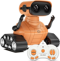 ALLCELE Robot Toys, Rechargeable RC Robots for Kids Boys, Remote Control Toy wit - £43.50 GBP