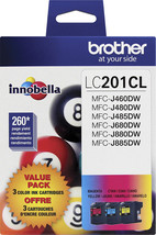 Brother - LC2013PKS Standard-Yield 3-Pack Ink Cartridges - Cyan/Magenta/Yellow - £39.50 GBP