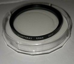 Quantaray 55mm Diff Diffusion Lens Filter with Case Made in Japan 100% + fb - $4.99