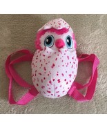 Penguala Hatchimals Eggciting Plush Fleece Sparkles Pink White Backpack ... - $14.21