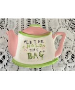 Vintage MCM Ceramic Cleminson Pottery Tea Bag Holder Let Me Hold the Bag... - €6,76 EUR