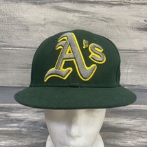 Oakland Athletics A’s New Era MLB On-Field Youth 59FIFTY Fitted Hat-Green Big A - £8.56 GBP