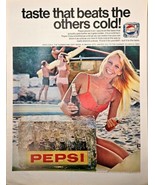 PEPSI-Mexico City-#1 Soft Drink - Beaches-Summer Olympics 1968 Vintage P... - €12,08 EUR