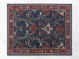 Traditional Blue Oriental Woolen Carpet Handmade Area Rugs Unique Design Hallway - $306.90+