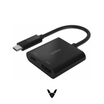 Belkin - USB-C to HDMI Adapter + Charge - 4K - 60W - AVC002btBK - NEW - $12.80