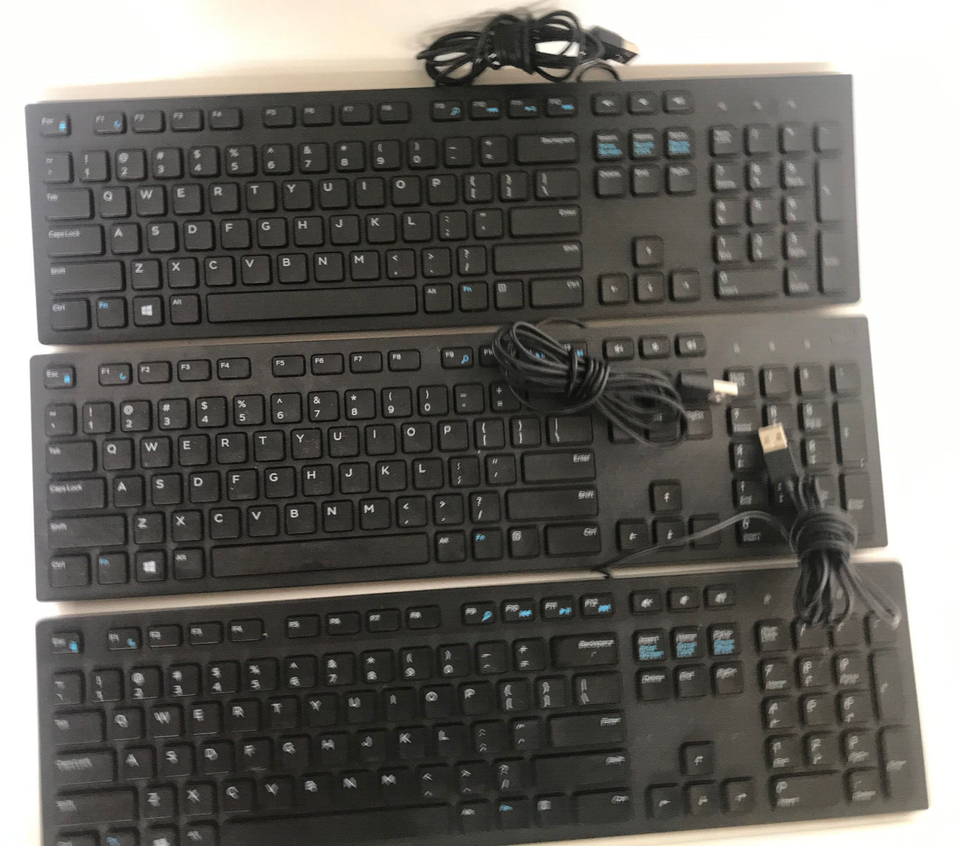 Primary image for (3pk) Dell KB216 USB Keyboard - Black (0N6R8G) Rev:03
