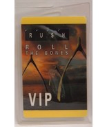 RUSH / GEDDY LEE - VINTAGE ORIGINAL CONCERT BONES TOUR LAMINATE BACKSTAG... - $15.00