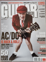 Guitar World Jan 2009: Angus Young (AC/DC), D Avid Gilmour, Nel Gallagher - £4.65 GBP