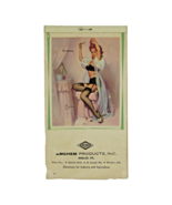 1964 Amchem Pin-Up Pocket Calendar Notepad, Detroit Michigan 6x4 - $14.20