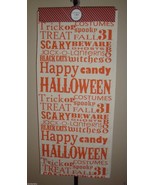 New Storehouse 100% Cotton Table Runner 18&quot; x 80&quot; Halloween Theme Ivory/... - $40.43 CAD