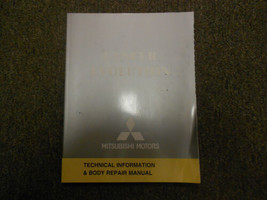 2005 Mitsubishi Lancer Evolution Technical Info Body Repair Service Manual Oem X - £94.54 GBP