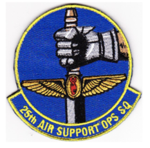 4" Air Force 25TH Air Support Operations Squadron Embroidered Patch - $28.99