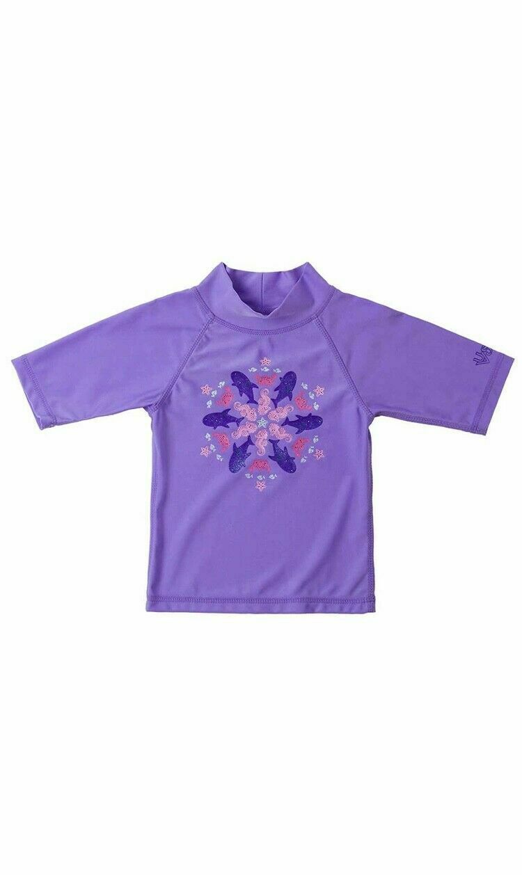 UV SKINZ toddler girl 3 piece splash set, 12-18 Months, Purple