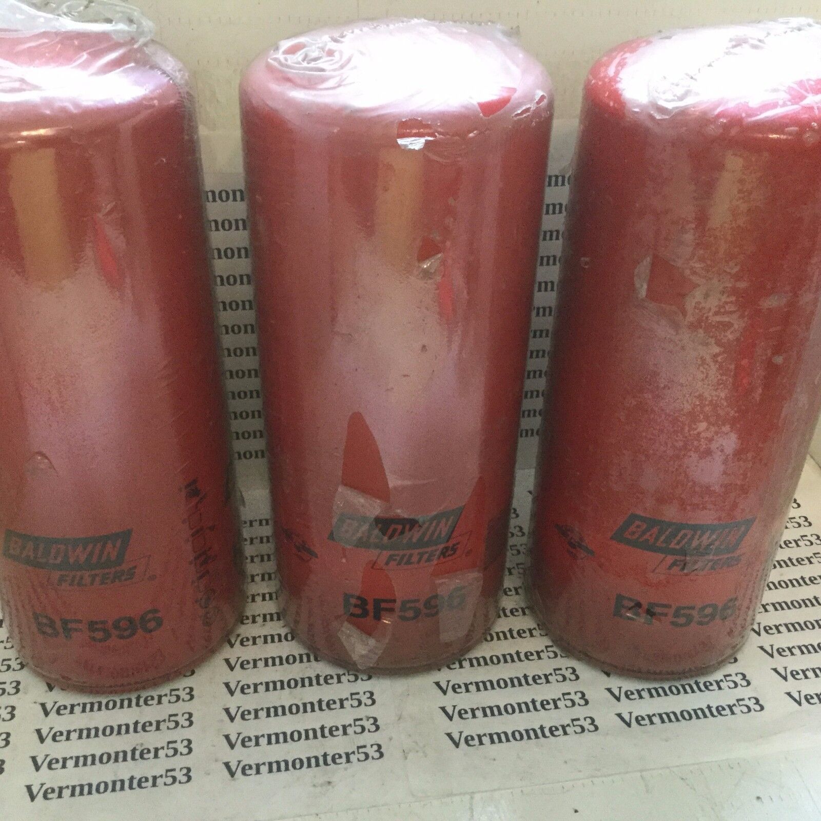 Baldwin BF596 Spin On Fuel Filter FOR Cummins Euclid Komatsu IHC ...