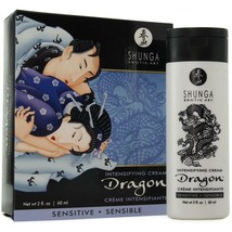 Shunga Dragon Sensitive Intensifying Cream For Lovers Enhancing Cream 2 Oz - £18.88 GBP