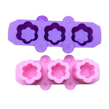 Plum Blossom Succulent Flowerpot Mold Tray Silicone Concrete Planter Pot... - $11.62