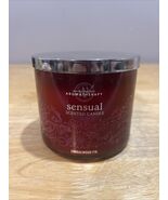 NEW! Bath &amp; Body Works  Aromatherapy Sensual Sandalwood Fig 3 Wick Candle - $728.56 MXN