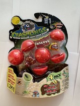 Crashlings Meteor Mutants Wicked Cool Toys 4 Pack Series 1 Insects Pops new Dama - $12.00