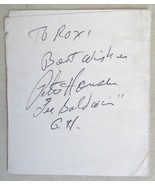 Original Authentic PETER HANSEN Signed Autograph Paper General Hospital - $29.69