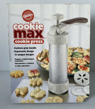 Wilton Cookie Max Cookie Press with 12 Unique Designs- COMPLETE Open Box - £10.83 GBP