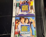 LOT OF 2 High School Musical :MAKE THIS CUT +Work This Out (Nintendo DS)... - $6.92