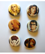 Rocky Horror Picture Show Set Of 6 Licensed Buttons Badges Pins 1983 Hal... - £42.21 GBP