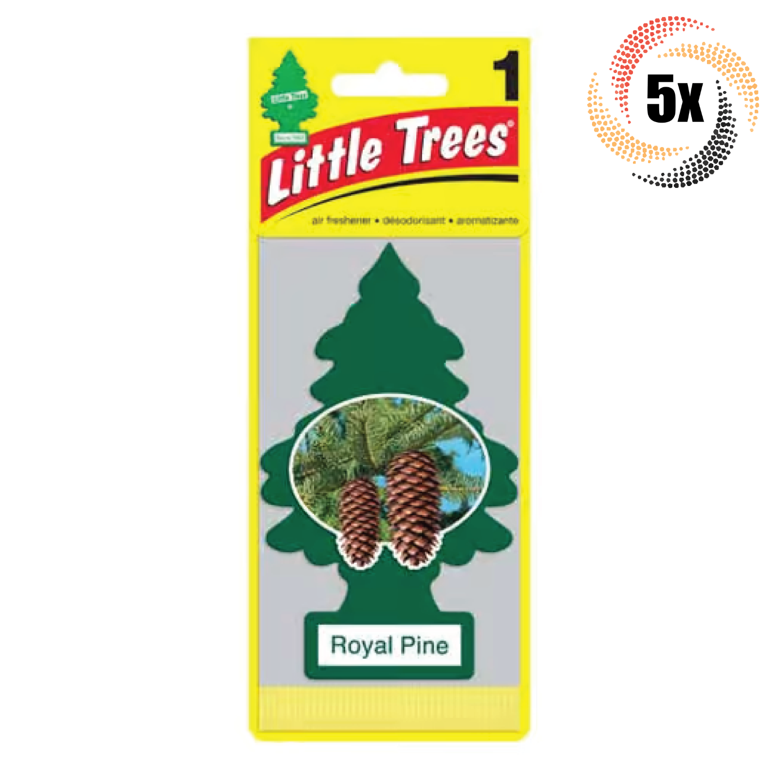 5x Packs Little Trees Single Royal Pine Scent Hanging Trees | Prevents O... - $10.40