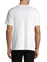 French Connection Men&#39;s Logo Repeat Graphic Tee, Size Large - White - £17.61 GBP