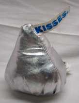 Hershey&#39;s LITTLE SILVER HERSHEY KISS CANDY 4&quot; Plush STUFFED ANIMAL Toy - £11.65 GBP