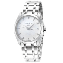 Tissot Women&#39;s T-Trend White mother of pearl Dial Watch - T0352071111600 - £409.84 GBP
