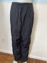 Nautica Competition Black Lined Track Pants Size L - £7.41 GBP