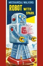 Mechanical Walking Robot with Spark - Art Print - £17.42 GBP+