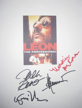 Leon the Professional Signed Movie Film Script Screenplay X4 Natalie Por... - $19.99