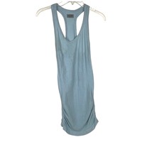 Athleta Women Sleeveless Blue Workout Tank Cinched Racerback L - $332.16 MXN
